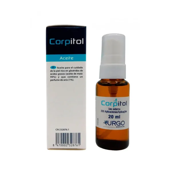 Corpitol, aceite para el cuidado de la piel rico en glicéridos de ácidos grasos